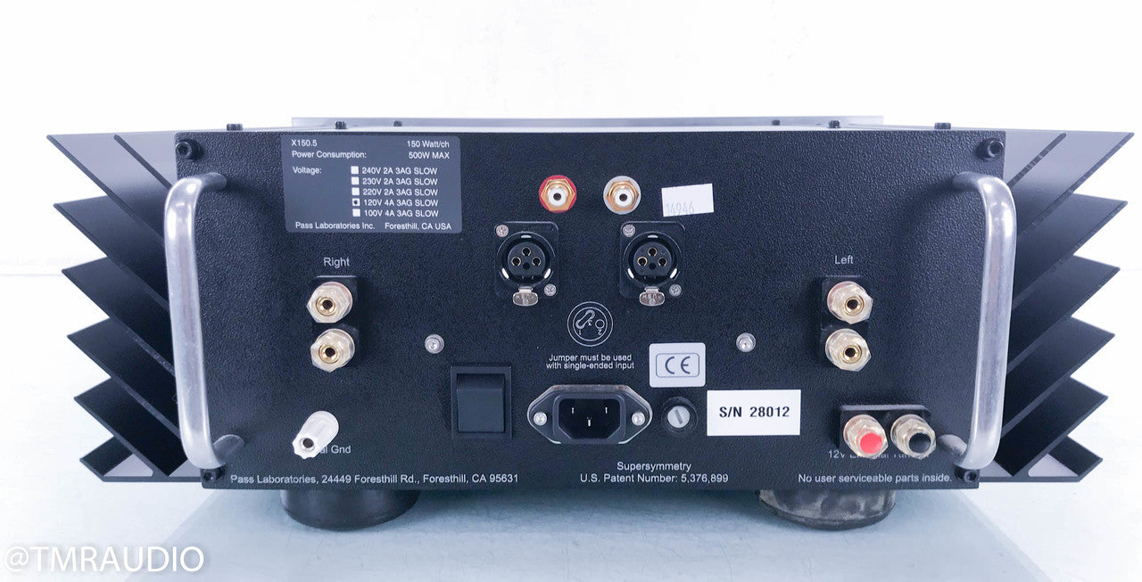Pass Labs X150.5 Stereo Power Amplifier