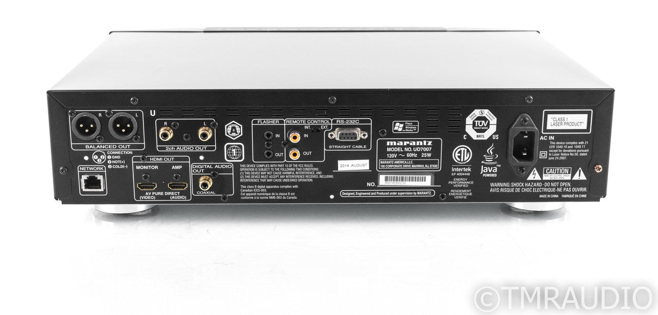 Marantz UD7007 Universal Blu-Ray Player; UD-7007; 3D; Remote