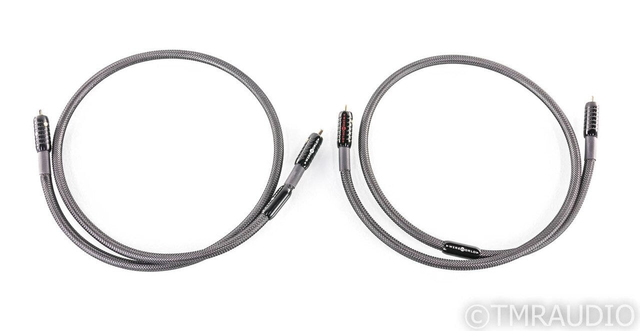 Wireworld Silver Eclipse 7 RCA Cables; 1m Pair Interconnects