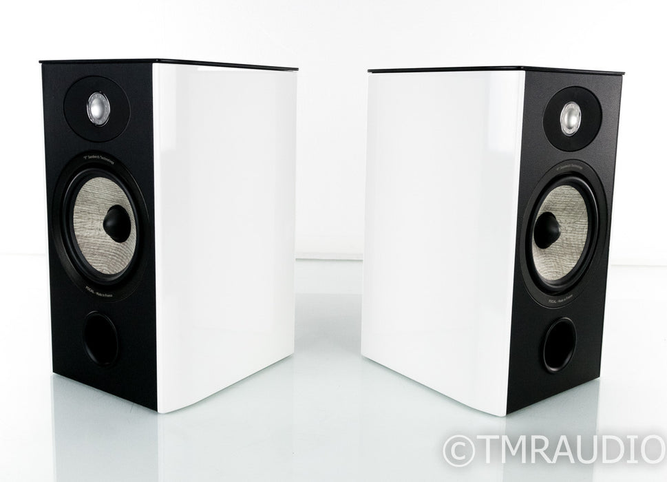 Focal Aria 906 Bookshelf Speakers; Gloss White Pair