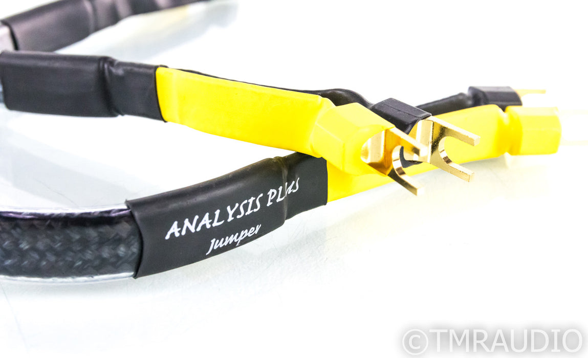 Analysis Plus Oval 9 Speaker Jumper Cables; 38cm Pair