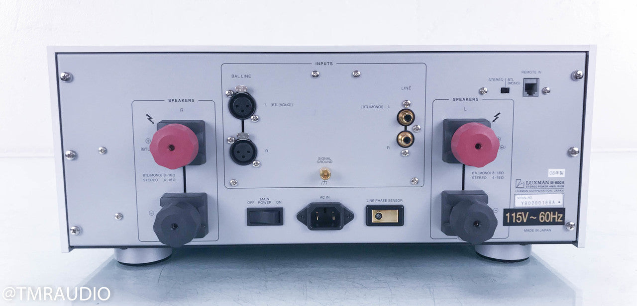 Luxman M-600A Stereo Power Amplifier