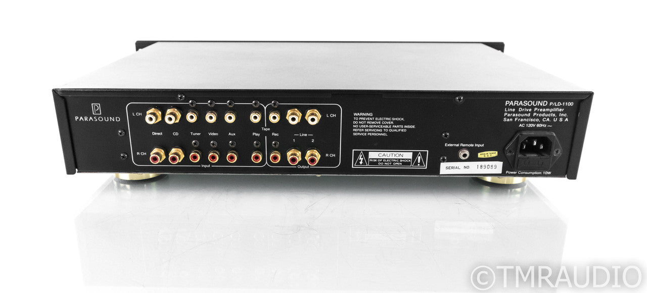 Parasound P/LD-1100 Stereo Preamplifier; PLD 1100