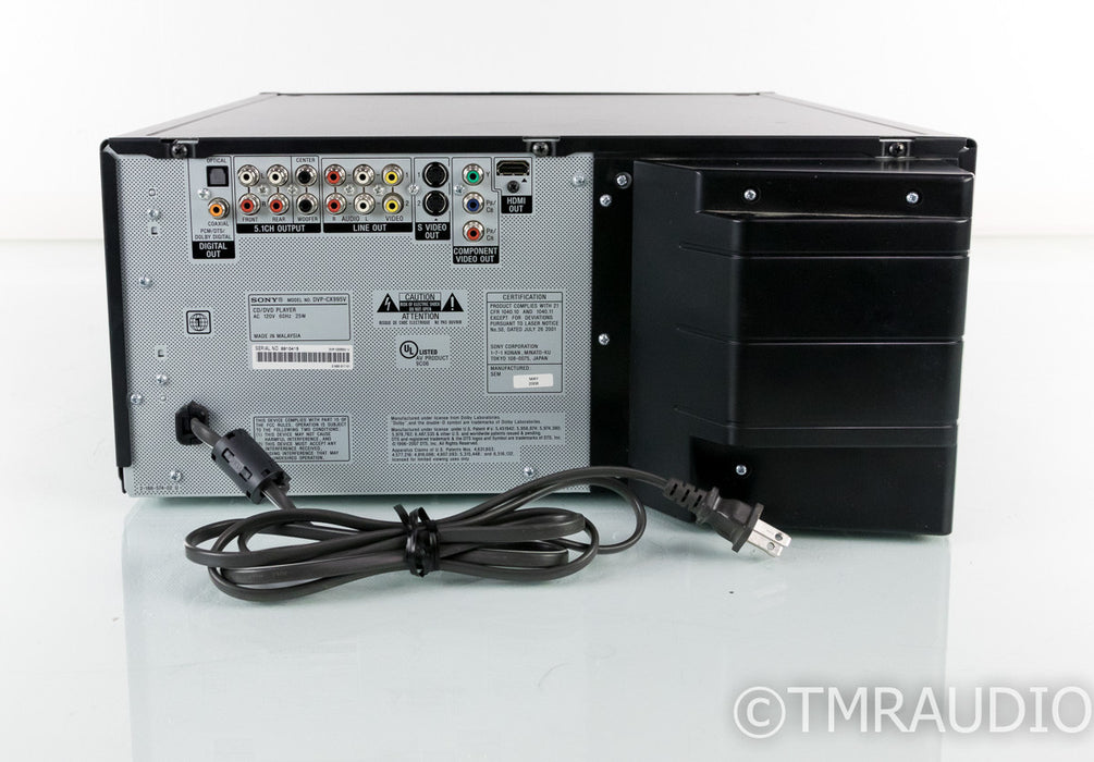 Sony DVP-CX995V 400 Disk Changer DVD / SACD Player; DVPCX995V; Remote