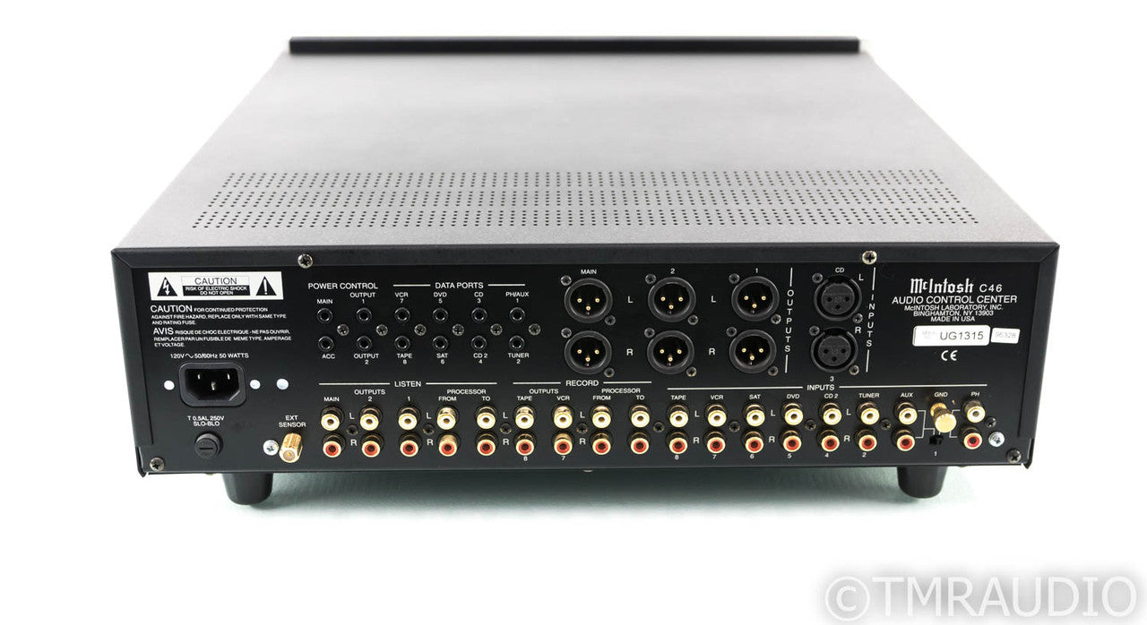 McIntosh C46 Stereo Preamplifier; C-46; Remote