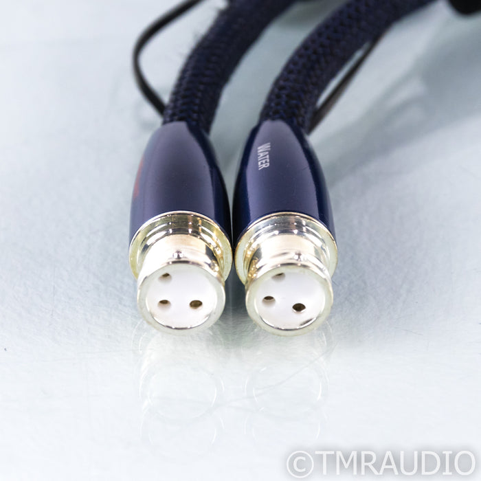 Audioquest Water XLR Cables; .5m Pair Balanced Interconnects; 72v DBS