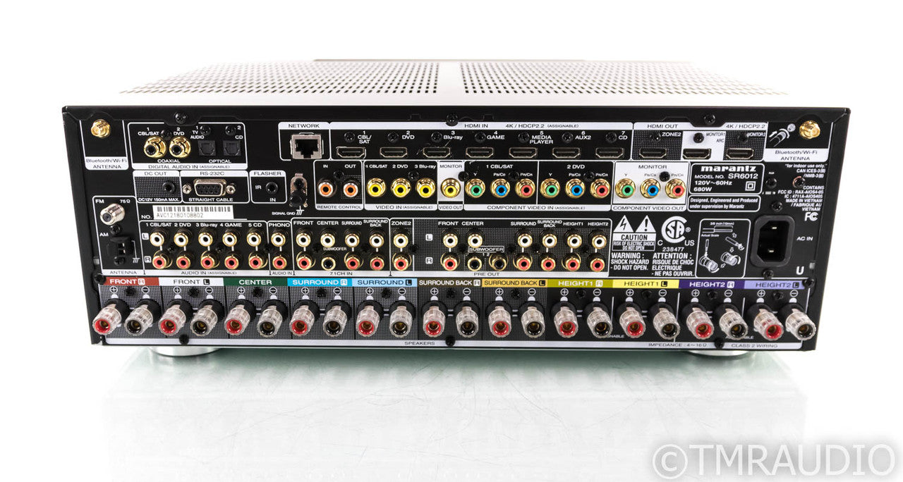 Marantz SR6012 9.2 Channel Home Theater Receiver; SR-6012; Remote; Refurbished