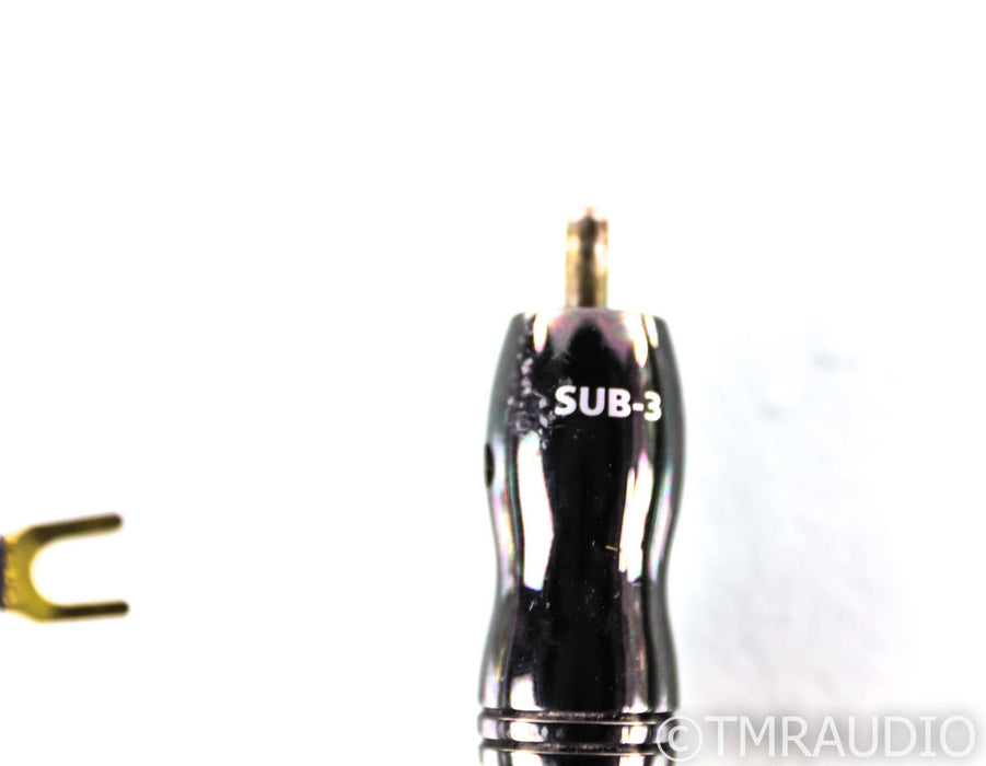 AudioQuest Sub-3 Subwoofer RCA Cable; Single 4.5m Interconnect; 36v DBS