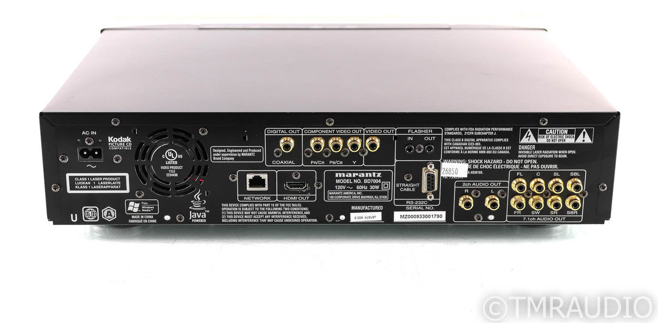 Marantz BD7004 Blu-Ray Player; BD-7004; Remote