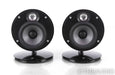 Focal Dome Bookshelf Speakers; Diamond Black Pair; Wall Mount Capable
