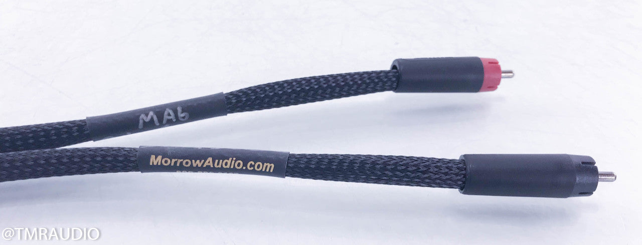 Morrow Audio MA6 RCA Cables w/ ETI Silver Bullet Plugs