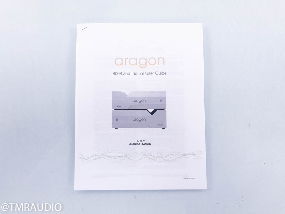 Aragon 8008 Dual Mono Power Amplifier