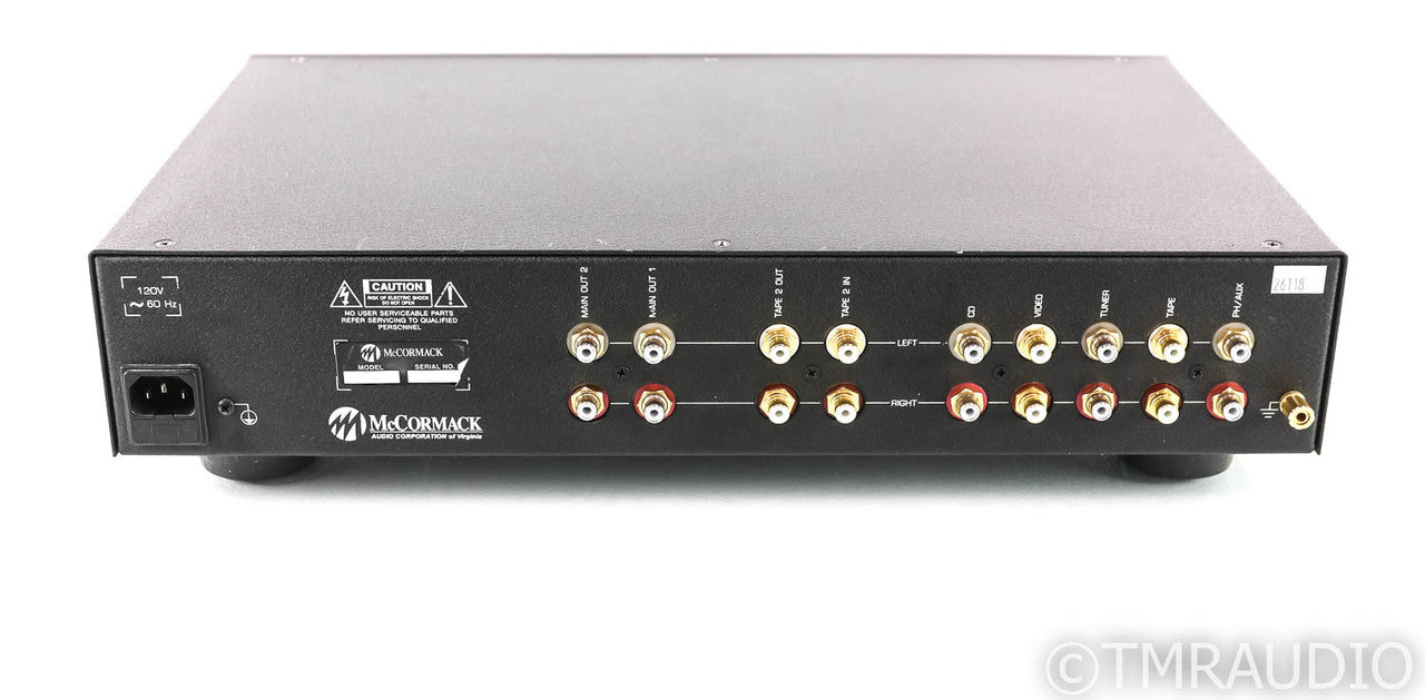 McCormack RLD-1 Stereo Preamplifier; RLD 1; Remote