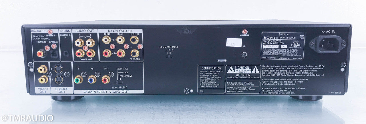 Sony DVP-NS999ES DVD / SACD Player