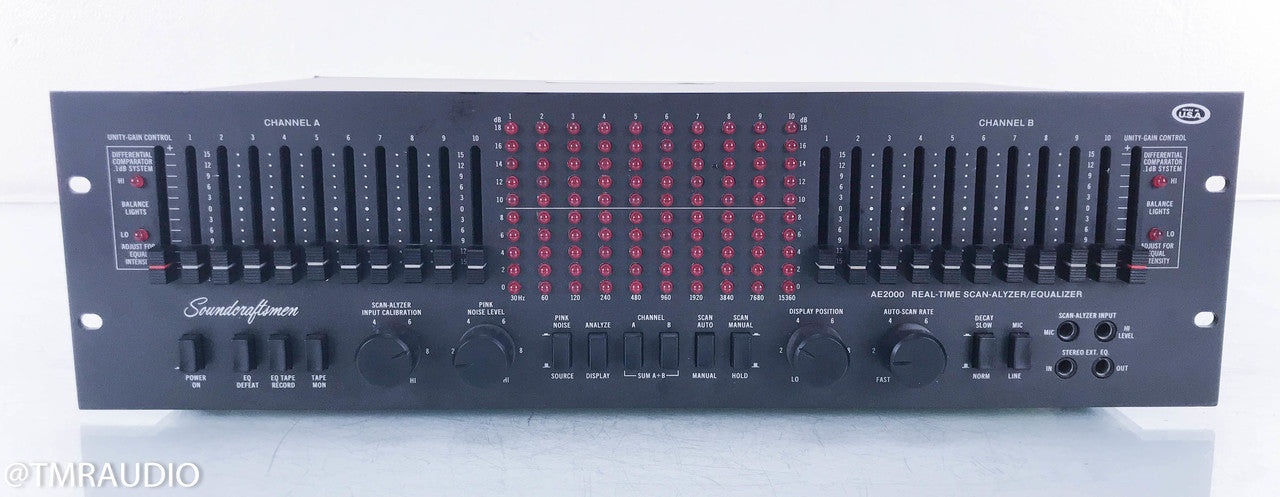 Soundcraftsmen AE-2000 Vintage Stereo Graphic Equalizer