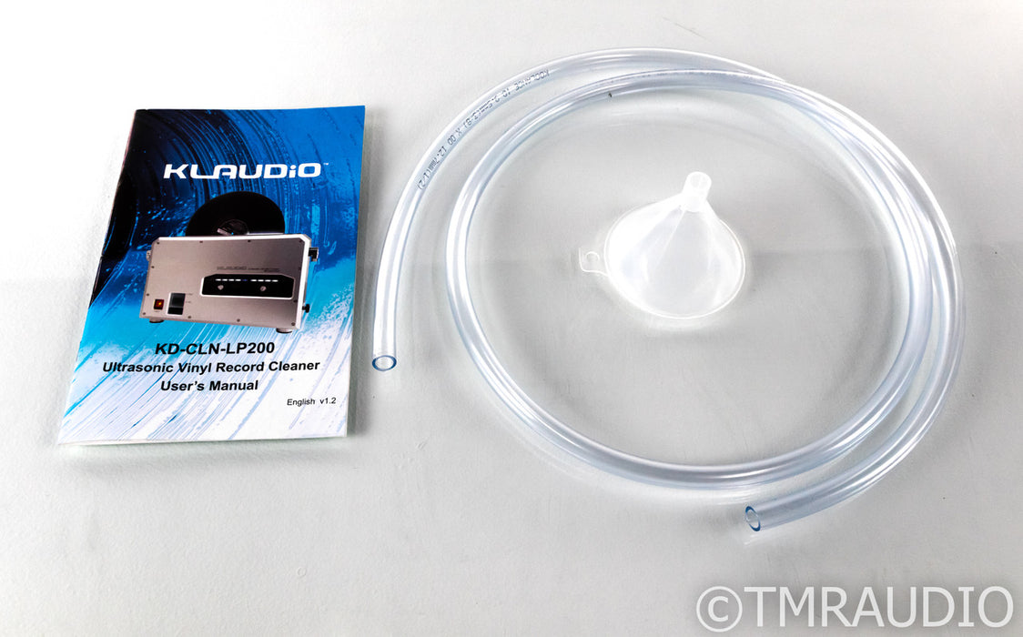 KL Audio KD-CLN LP200 Ultrasonic Record Cleaner; KDCLN LP-200