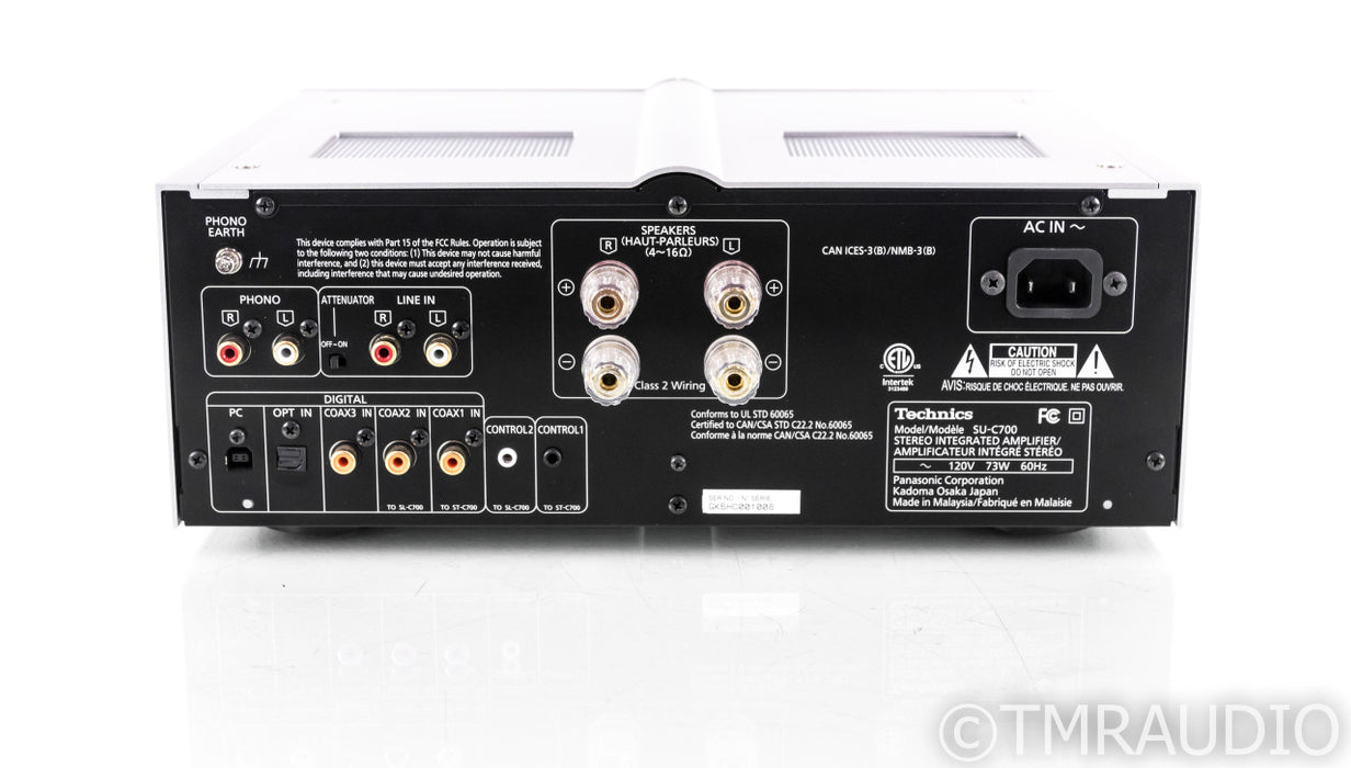 Technics SU-C700 Stereo Integrated Amplifier; SUC700; Remote; MM Phono (1/5)