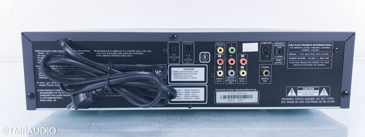 NAD T-571 5 Disk DVD / CD Changer