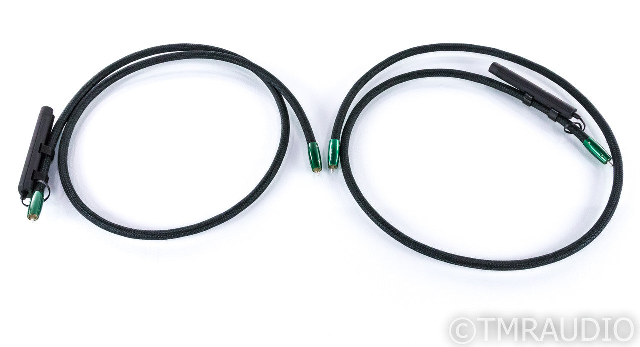 AudioQuest Earth RCA Cables; 1.5m Pair Interconnects; 72v DBS