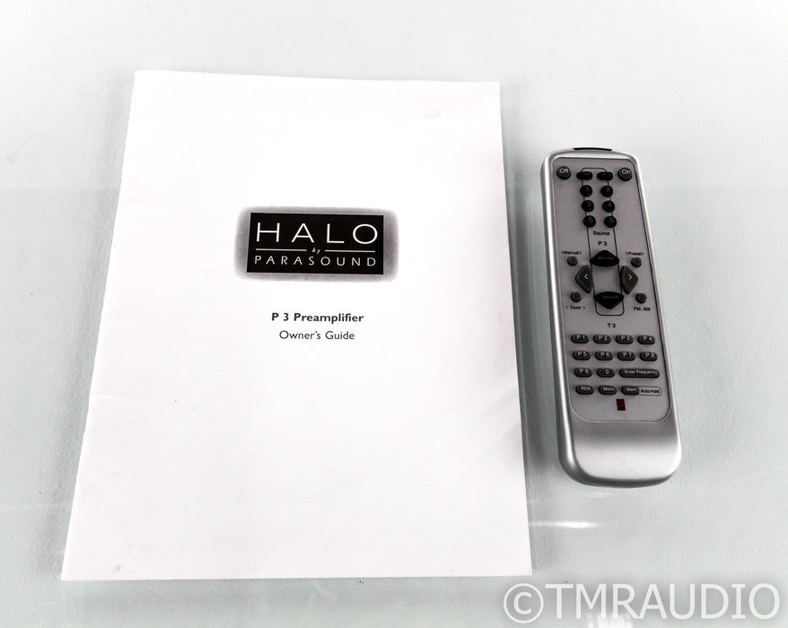 Parasound Halo P3 Stereo Preamplifier; P-3; Remote; MM Phono