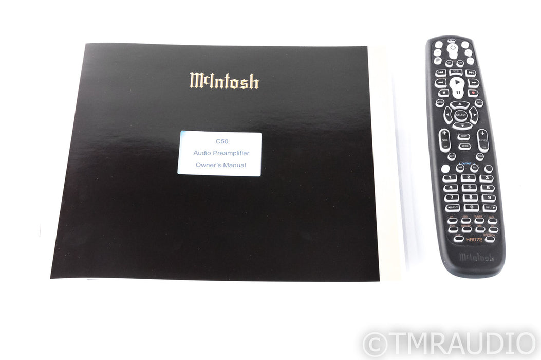 McIntosh C50 Stereo Preamplifier; C-50; Remote; MM/MC Phono