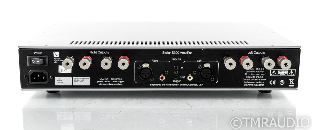PS Audio Stellar S300 Stereo Power Amplifier; S-300 (Used)