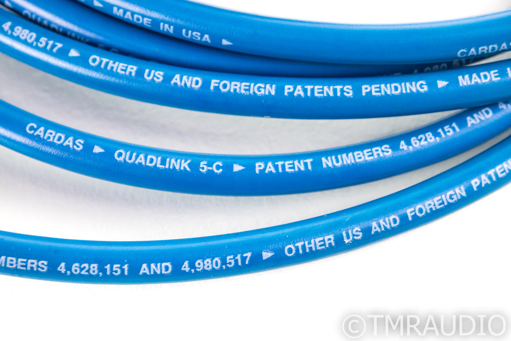 Cardas Quadlink 5-C XLR Cables; 5C; 2m Pair Balanced Interconnects