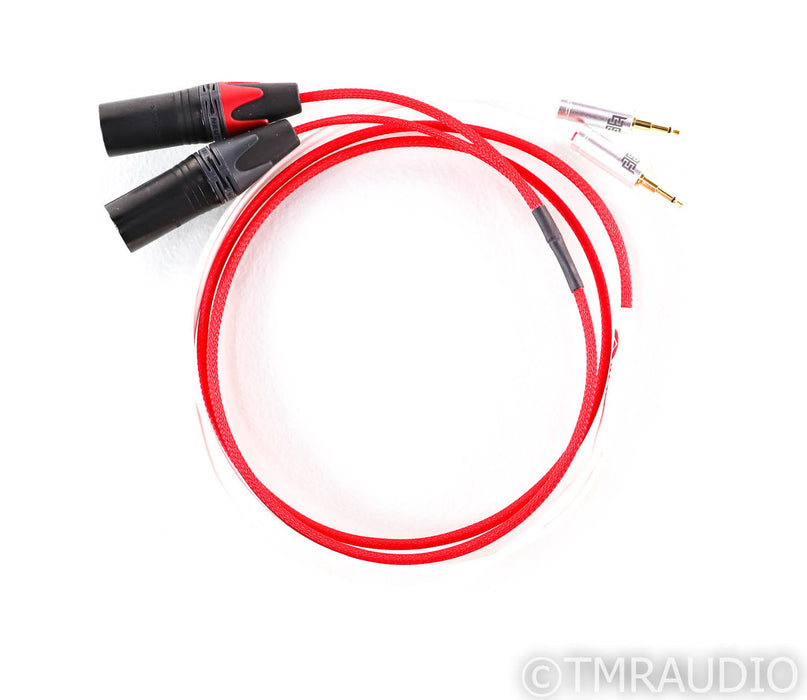 WyWires Red Series Headphone Cable; Single; 5ft; Dual 2.5mm to Dual XLR