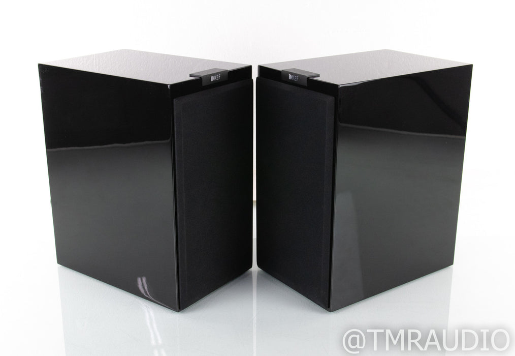KEF R300 Bookshelf Speakers; Black Pair; R-300