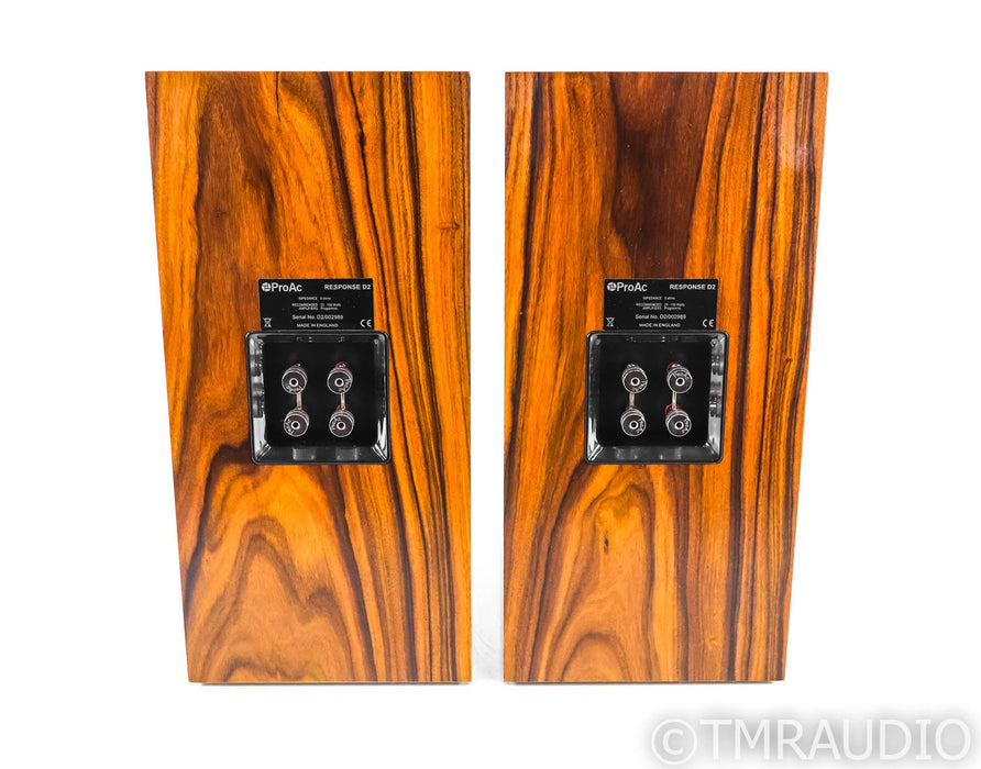ProAc Response D2 Ribbon Bookshelf Speakers; Rosewood Pair; D2R