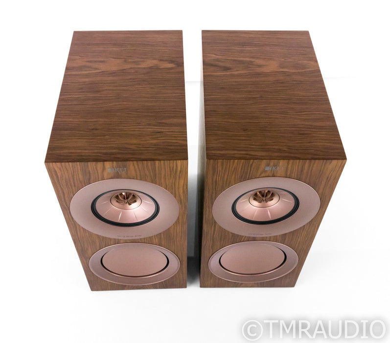 KEF R3 Bookshelf Speakers; Walnut Pair; R-3