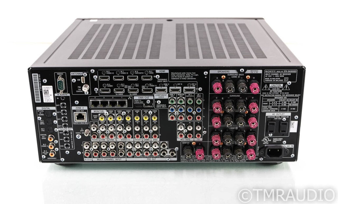 Sony STR-DA5800ES 9.2 Channel Home Theater Receiver; STRDA5800ES; Remote; AS-IS (Stuck in Protection Mode)