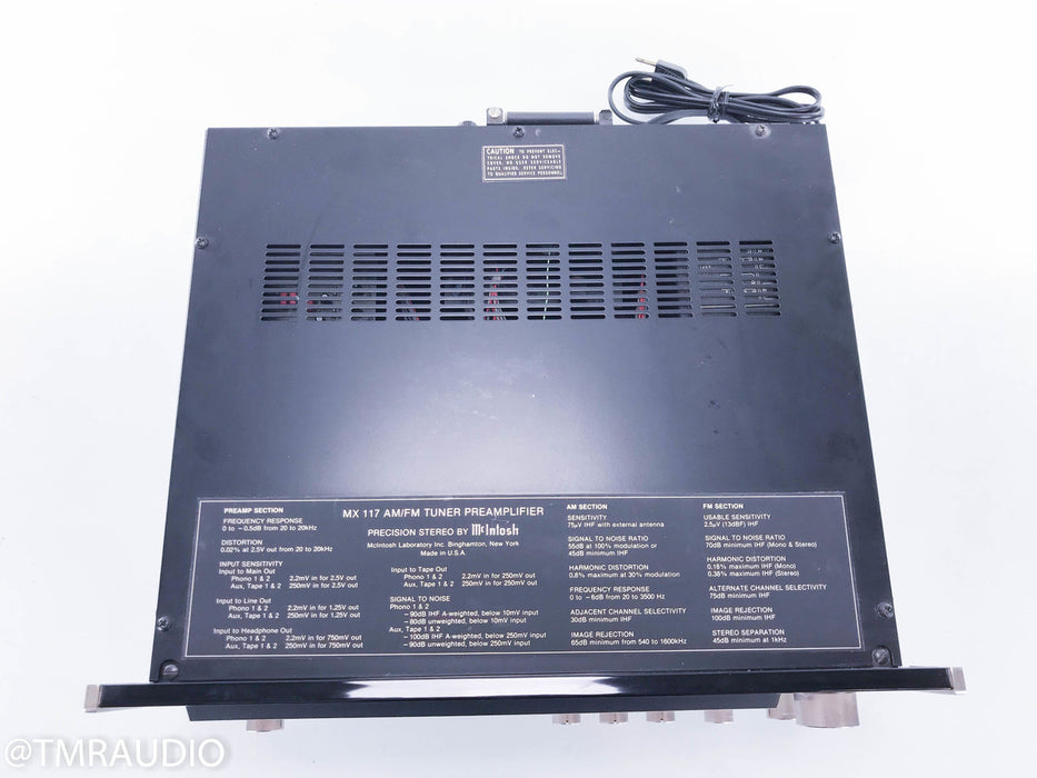 McIntosh MX 117 Vintage Stereo Preamplifier