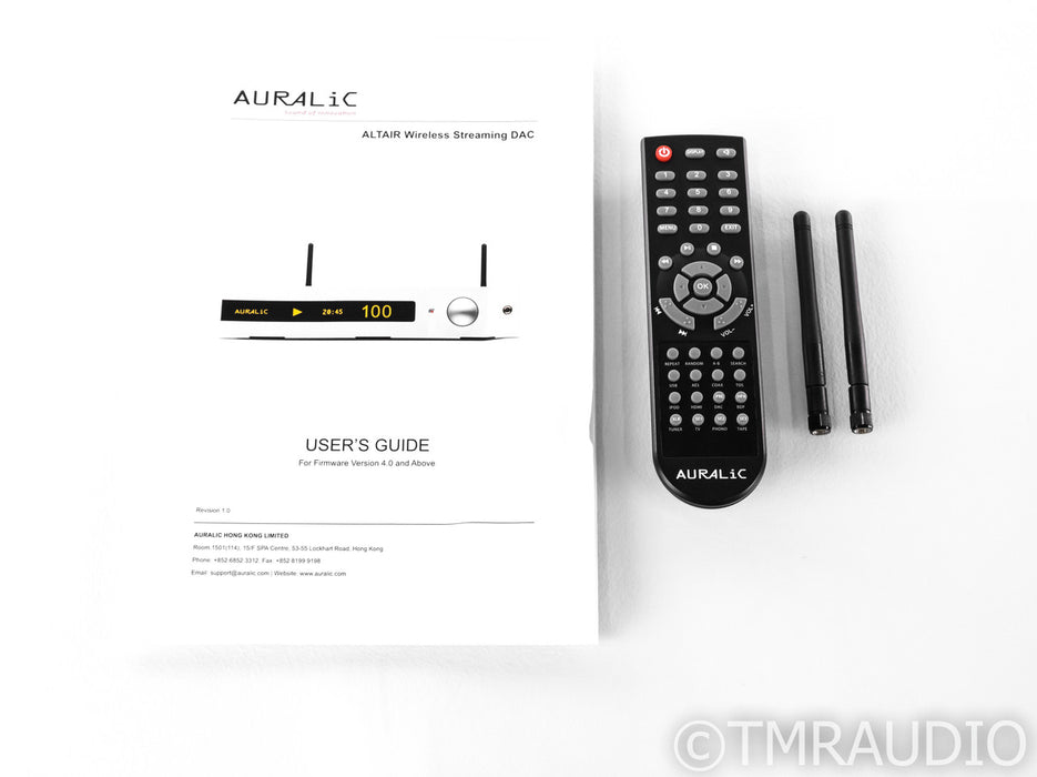 Auralic Altair Network Streamer / DAC; D/A Converter; Roon Ready; AirPlay; 480GB