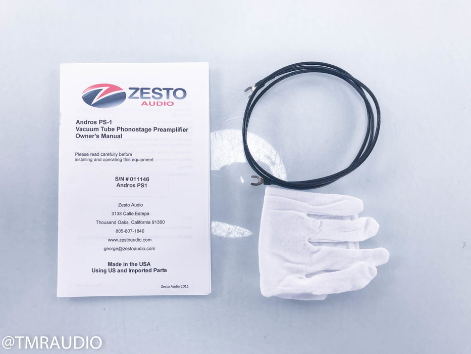 Zesto Audio Andros Phonostage 1 MM/MC Tube Phono Preamplifier