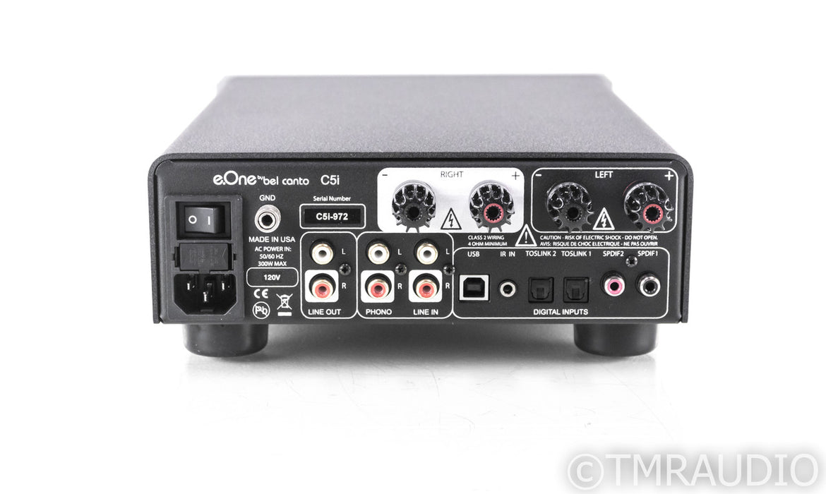Bel Canto C5i Stereo Integrated Amplifier; D/A Converter; MM Phono (New)