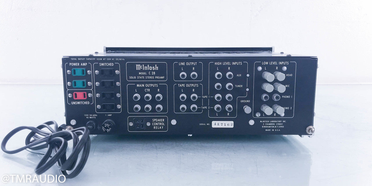McIntosh C 28 Vintage Stereo Preamplifier