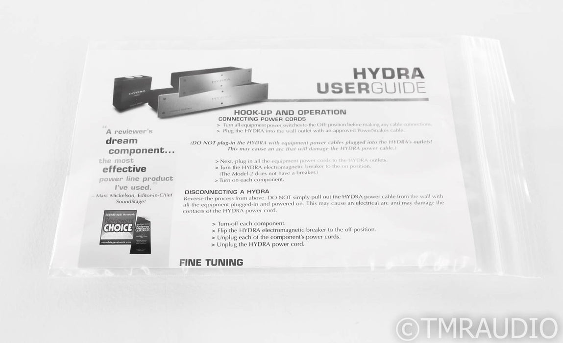 Shunyata Research Hydra Model-4 AC Power Line Conditioner; Hydra-4; C19