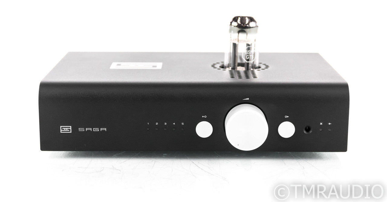 Schiit Saga+ Stereo Tube Hybrid Preamplifier; Remote (Very low hours)
