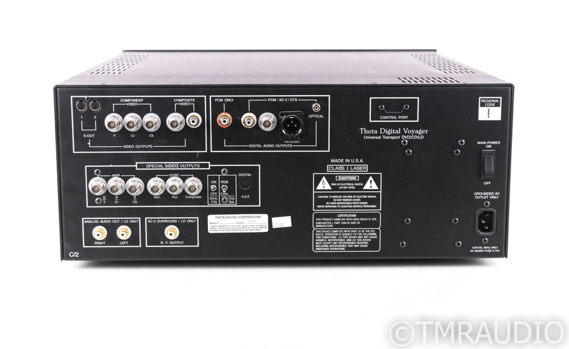 Theta Voyager LaserDisc / DVD / CD Transport