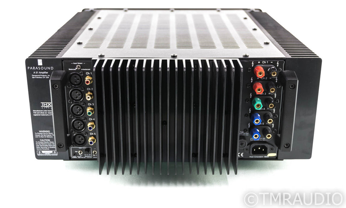 Parasound A 51 Five Channel Power Amplifier; A51; Black