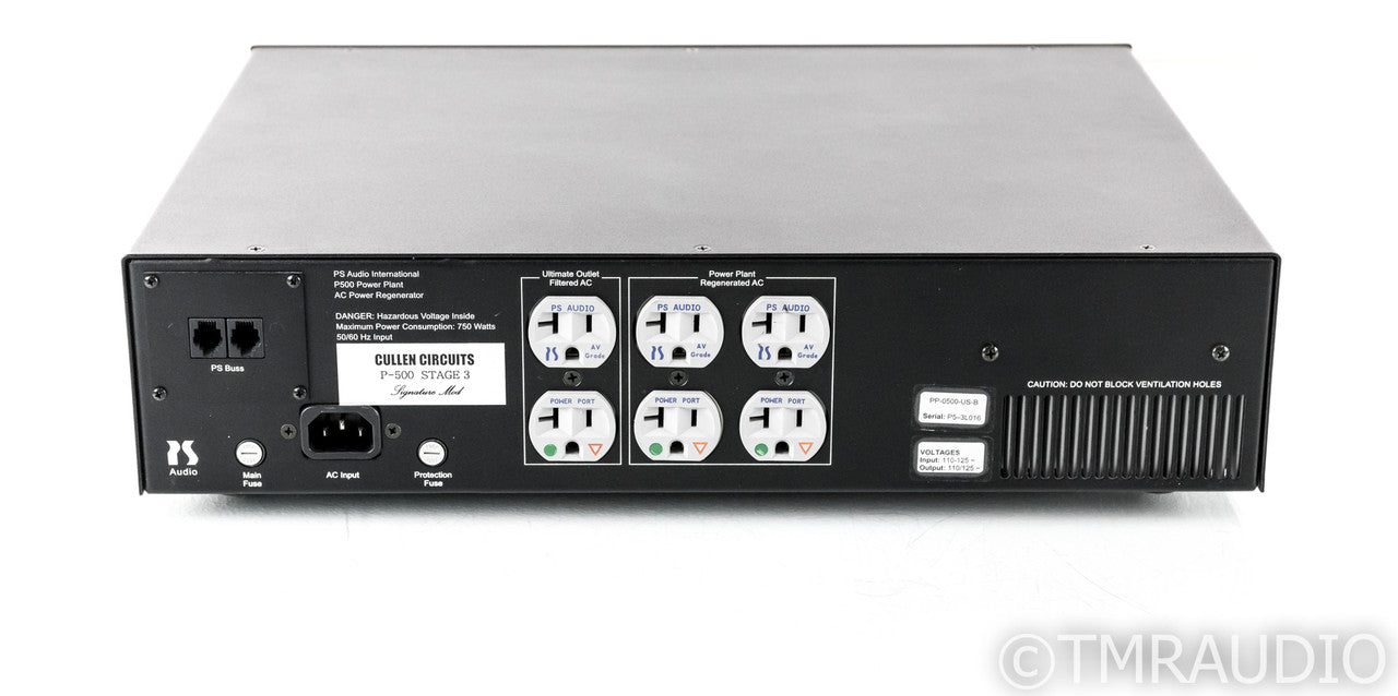 PS Audio P500 Power Plant AC Regenerator; P-500; Cullen Stage 3 Signature Mod