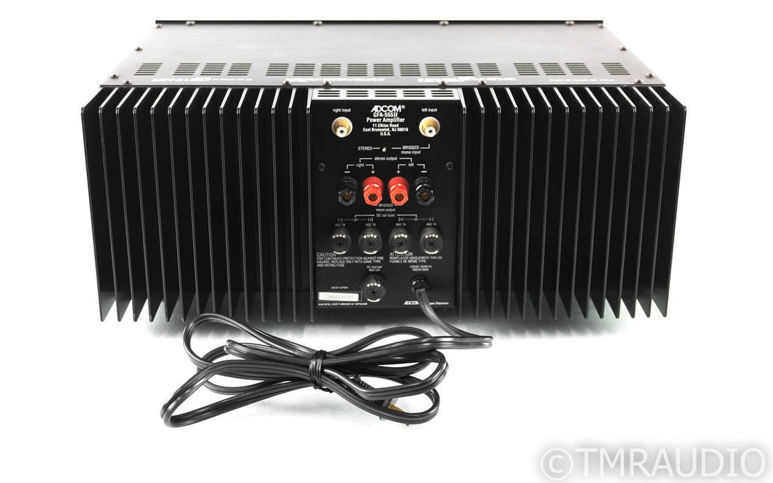 Adcom GFA-555II Stereo Power Amplifier; GFA555 II