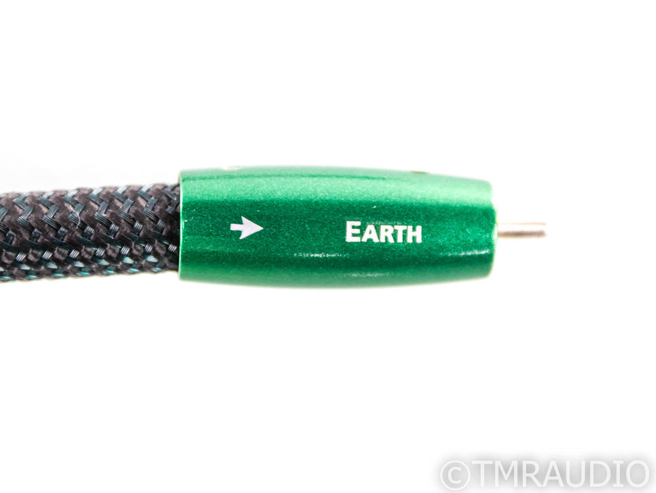 AudioQuest Earth RCA Cables; 1m Pair Interconnects; 72v DBS