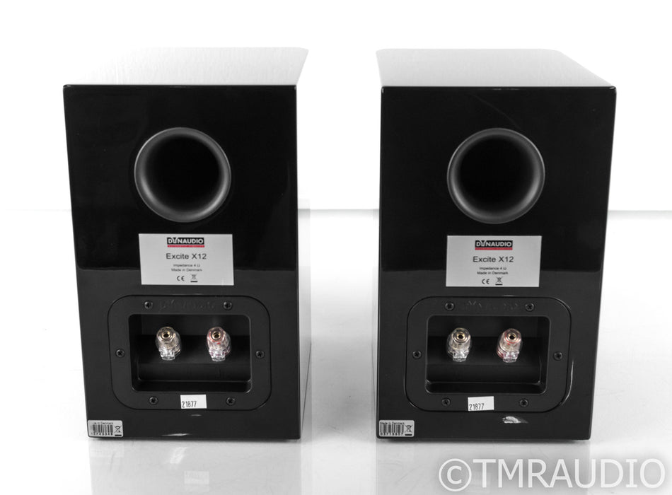 Dynaudio Excite X12 Bookshelf Speakers; X-12; Gloss Black Pair