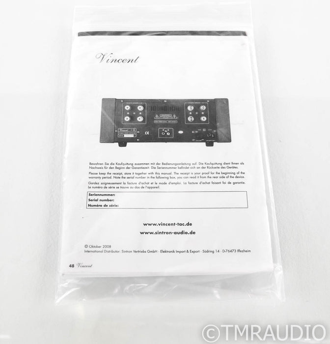 Vincent SP-331 Stereo Power Amplifier; SP331