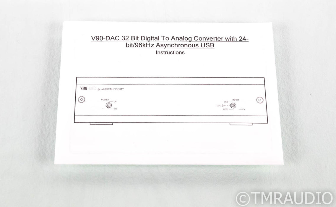 Musical Fidelity V90 Asynchronous USB DAC; V-90; D/A Converter