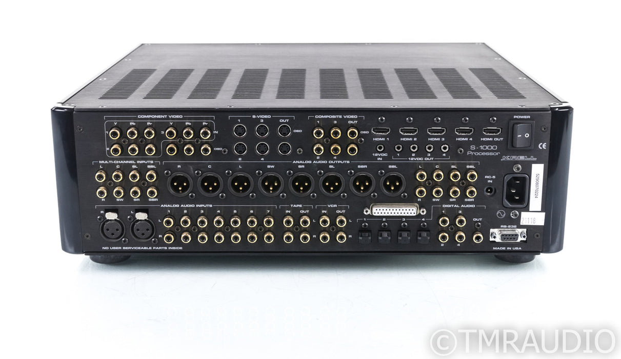 Krell S-1000 7.1 Channel Home Theater Processor; S1000 (No Remote)