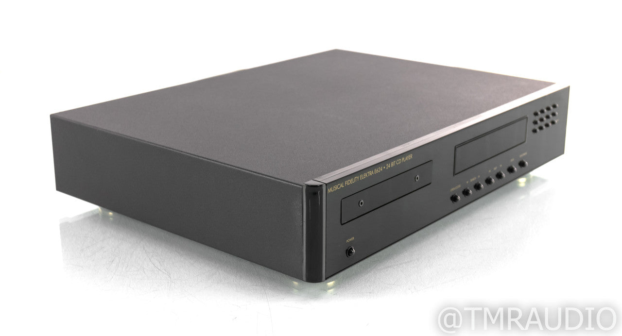 Musical Fidelity Elektra E624 CD Player; E-624; Remote; AS-IS (Bad Coax Out)