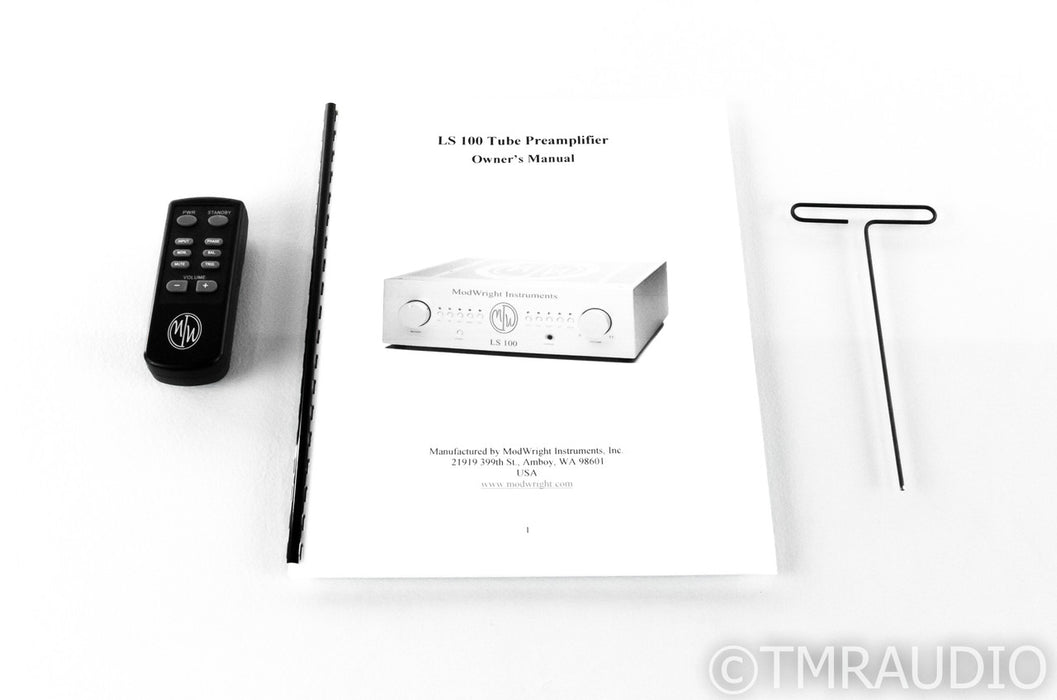 ModWright LS 100 Stereo Tube Preamplifier; LS-100; Black